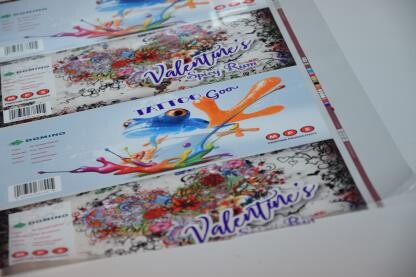 由混合印刷機加工的收縮套標(biāo)