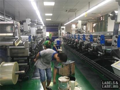 廣彩標(biāo)簽已安裝兩臺(tái)捷拉斯ECS340印刷機(jī)