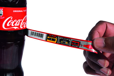 可口可樂新玩法——腕帶標(biāo)簽